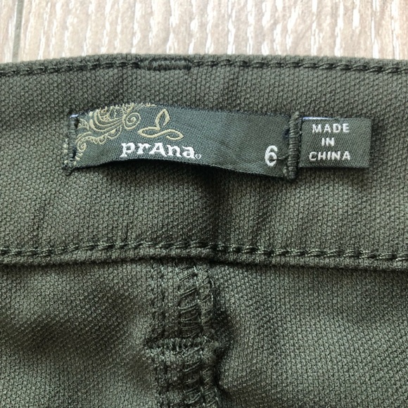 Prana Like New Brenna Pants in Olive Green Women’s Size 6 - Picture 8 of 14